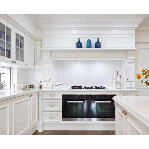 Factory Custom Making High Quality Solid Wood Kitchen Cabinets