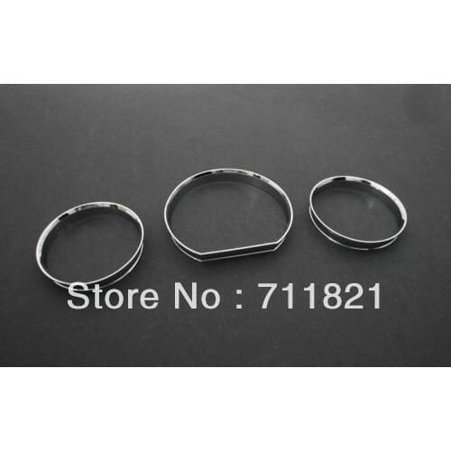 Chrome Dash Board Gauge Ring Set For Mercedes Benz W124 E Class