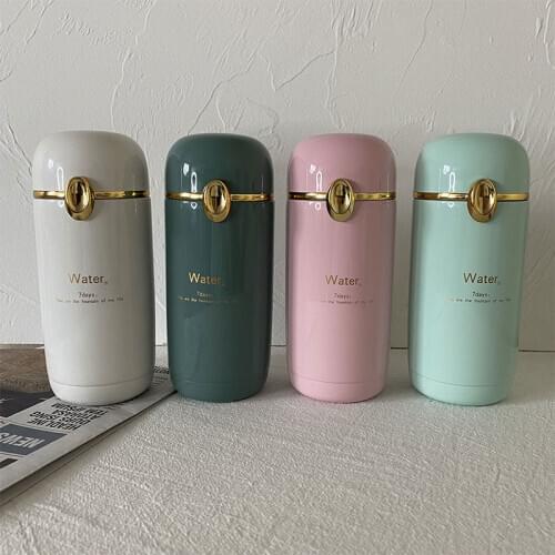 280ML Mini Stainless Steel Thermos Coffee Tea Milk Insulated Tumbler Bottle Drink Mug Cute Travel Water Bottle