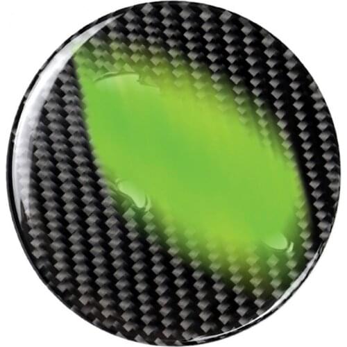 Carbon Fiber Car Interior Steering Wheel Cover Sticker Decor for Ford Mustang Interior Accessories автомобильные товары