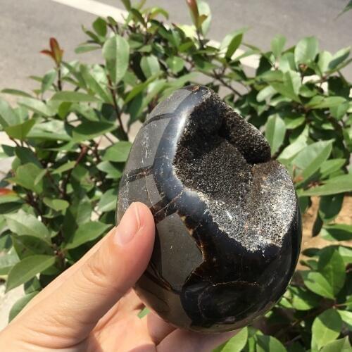 Natural rock septarium stone geodes for decoration