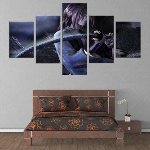 Anime Poster Rurouni Kenshin Canvas Art Poster Picture Modern Office Family Bedroom Decorative Posters Gift Wall Decor Painting