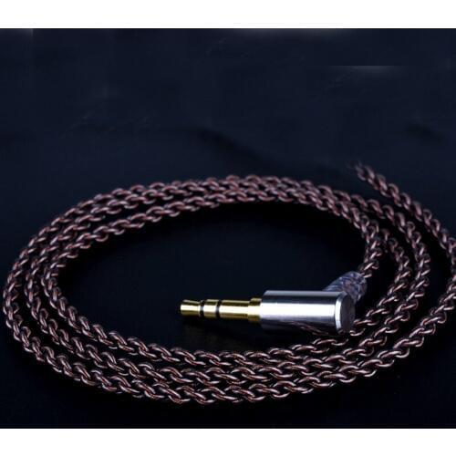 Silver Plated Upgrade MMCX Cable For Shure SE215 SE535 SE846 SE425 Headset Earphone Headphone AUX 3.5mm Wire