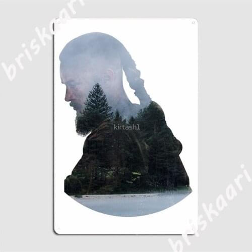 Ragnar Lothbrok Vikings Metal Signs Cinema Garage Wall Wall Decor Designing Tin sign Posters