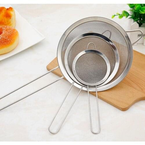 Stainless steel oil lattice birds nest strainer Chinese medicine strainer leakage egg white separation baking tool