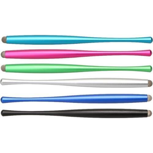 Capacitive Stylus Pen New Metal Mesh Micro-Fiber Tip Touch Screen Stylus Pen For Smart Phone Tablet PC for iPhone iPad Promotion
