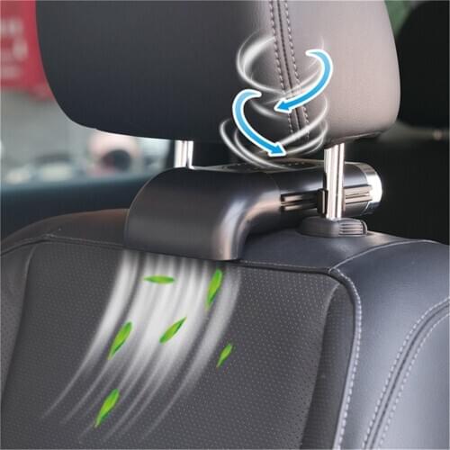 Brand new multi-functional car supplies car back air conditioning fan universal USB power supply line adjustable car cooling fan