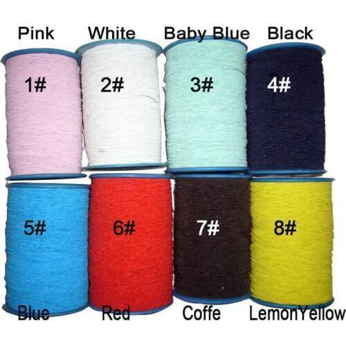 U Pick ! 500m/roll Stretch Elastic Cord-0.5mm Bracelet Rope Beading Cords-Sewing String Garment Accessory