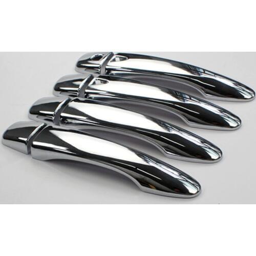 High quality ABS Chrome Car Side Door Handle Cover Trim With SMART Keyhole For Nissan Qashqai 2015 2016 2017 2018 2019 8pcs/set