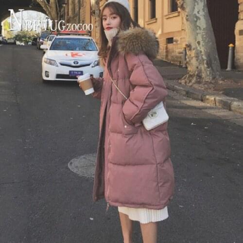 Female Winter Solid Cotton Coat Parka Outwear Hooded Long Sleeve Warm Outerwear