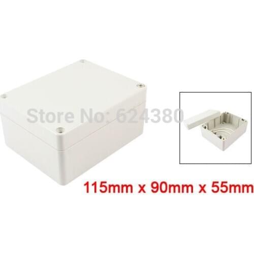 115mm x 90mm x 55mm 115x90x55mm Waterproof Electric DIY Junction Box Plastic Sealed Enclosure Case 4.5" x 3.5" x 2.2"
