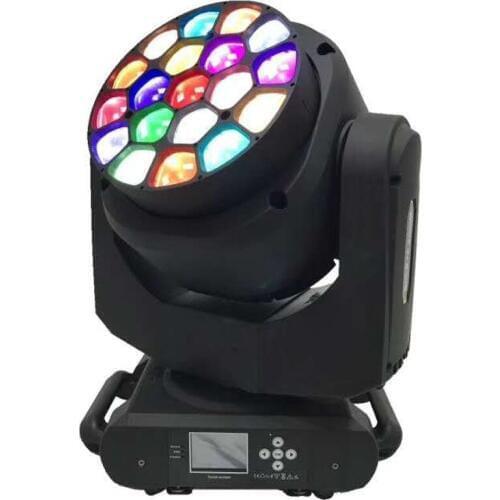 2 x Chinese Wholesale 19x15W B Eye Profesional Sound RGBW DMX Led Moving Heads Washing Stage Effect Modern Lighting DJ Equipment