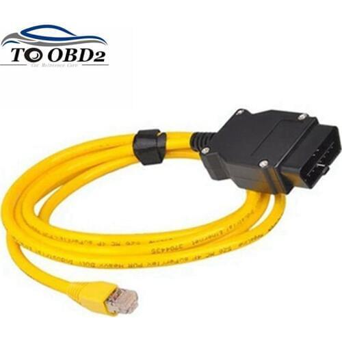 ESYS 3.23.4 V50.3 Data Cable For bmw ENET Ethernet to OBD OBD2 Interface E-SYS ICOM Coding Cable for F-series