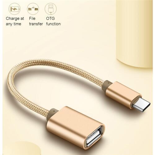 USB C Adapter OTG Cable Type C To USB 2.0 OTG Type-C Adapter For Samsung HUAWEI Xiaomi MacBook USBC OTG