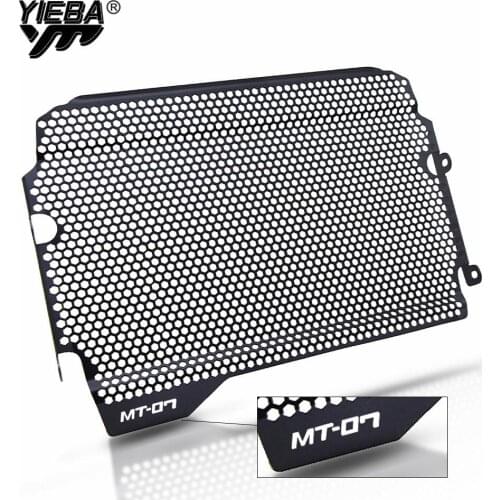 Motorcycle Accessories Grid Radiator Grille Guard Cover Protection For Yamaha FZ-07 FZ 07 MT-07 MT 07 2018 With MT07 logo