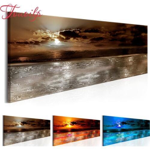 TOUOILP 3d diy full square&round Abstract sunset 5d diy diamond painting cross stitch diamond embroidery mosaic needlework