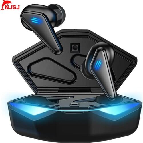 NJSJ Wireless Headphone Blue tooth 5.0 Earphones For Huawei Iphone OPPO Xiaomi TWS Music Headset Sport Earbuds