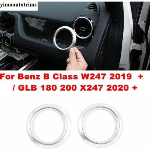 For Mercedes-Benz B Class W247 2019 - 2021 / GLB 180 200 X247 2020 2021 Side Air Condition AC Outlet Vent Molding Ring Cover