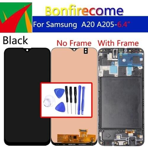 For Samsung Galaxy A20 A205 SM-A205F LCD Display Touch Screen Digitizer Replacement Display screen