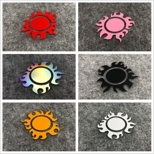 Classic Film Sun Mark Car Sticker Guitar Auto Fuel Oil Tank Motorcycle Laptop Keyboard Guitar Door Decals