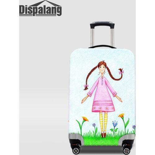 Cartoon Ballet Cases For A Suitcase Elastic Thicker Luggage Protective Covers Women Fashion Stretch Dustproof Travel Accessories