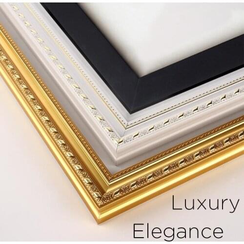 Outer Frame For Oil Painting By Numbers Wood Frame For Diamond Painting Mosaic Thick Wood Photo Frame Wall Art Home Decor
