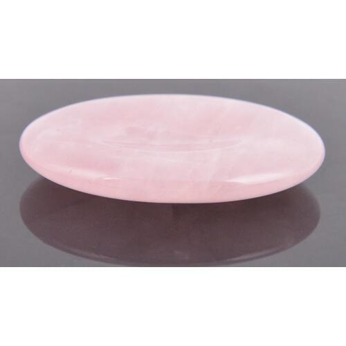 Natural Stones Pink Quartz Cabochon Charms Loose Beads for massage No Hole for Women Men Reiki Healing Jewelry J175