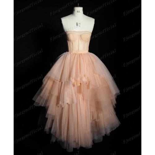 Slim Coral Party Dresses Women Cold Shoulder Sexy Dinner Patchwork Robes Mesh Tulle Ruffle Fashion Bodycon Dress Holiday Wear