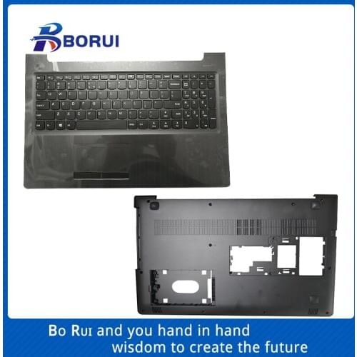 Laptop Palmrest Upper Case/US keyboard /Bottom case Cover For Lenovo Xiaoxin Ideapad 310-15 ISK IKB 5CB0M29122 AP10S000A00