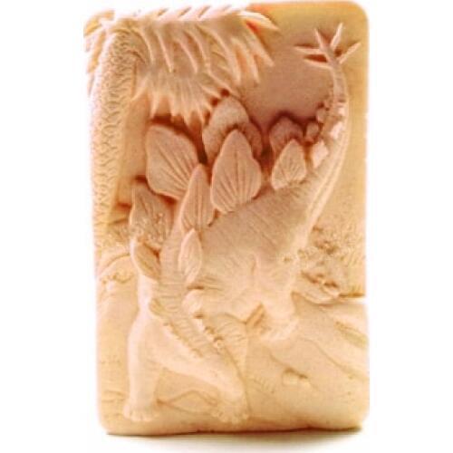 PRZY Candle Molds Mold Soap Making Moulds Dinosaur Silicone Molds DIY Silicone 2D Dragon Soap Mold Handmade Craft Art 001