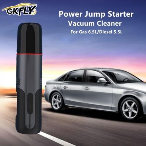 GKFLY 1200A 15000mAh Car Jump Starter with 5000Pa Vacuum Cleaner Suction Handheld Starting Device Power Bank Car Battery Booster