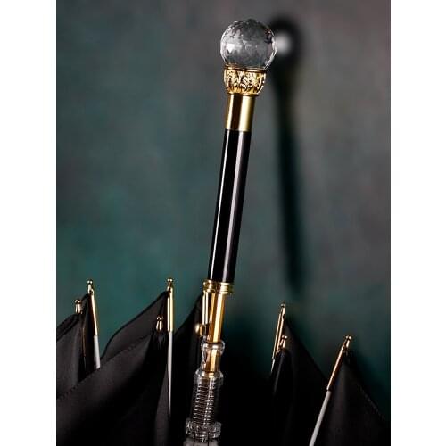 Luxury Business Umbrella Long Handle Large Uv Protection Windproof Business Adult Umbrella Sombrilla Playa Rain Gear BD50UU