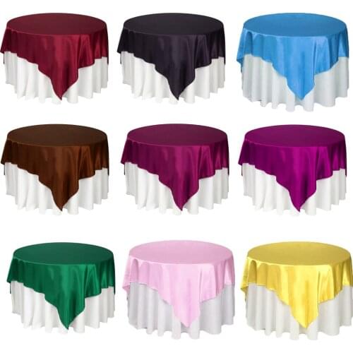 SEBERIDOR Satin Tablecloths On The Table