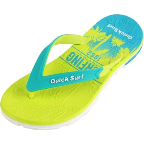 Quicksurf Summer Women Fashion Trend Flip Flops Outdoor Slippers Non-Slip Beach Surf Sewing Cool Student Clip Slides Slippers