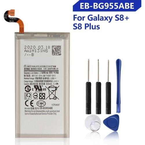 Original Replacement Samsung Battery For Galaxy S8 Plus G9550 G955 GALAXY S8Plus S8+ SM-G9 SM-G955 EB-BG955ABA EB-BG955ABE