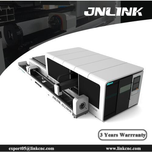 High speed exchangeable working table cnc fiber laser cutting machine 1500x3000mm metal cutter with protect cover