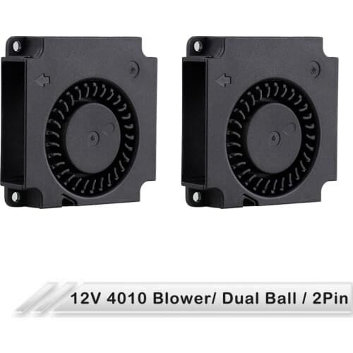 1PCS Gdstime 12V 40mm x 10mm 4010 Blower Fan 40*40*10mm 4cm Ball Bearing Brushless DC Turbo Blower Heatsink Cooling Fan