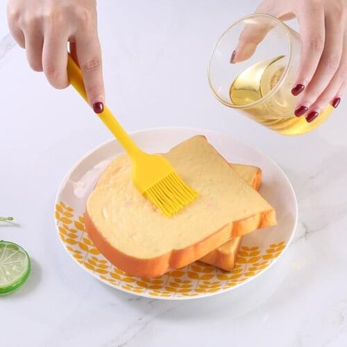 1PC Heat Resisting Rubber Silicone Baking Bakeware Bread Cook Brushes Pastry Oil BBQ Basting Brush Tool Cooking Brush