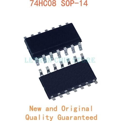 10PCS 74HC08 SOP14 74HC08D SOP-14 SN74HC08DR SOP 74HC08DR SOIC14 HC08 SOIC-14 SMD new and original IC Chipset
