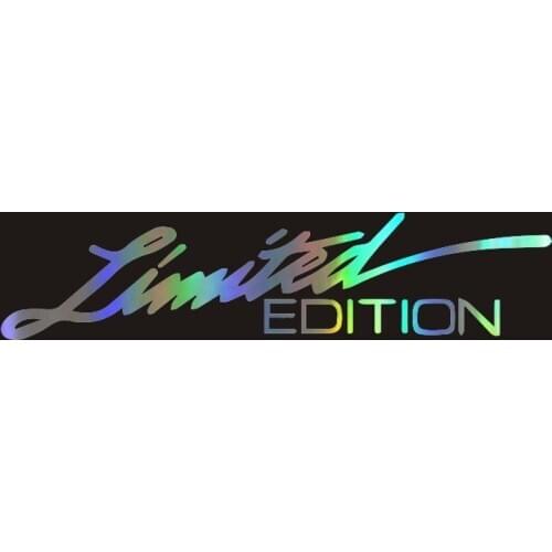 16*4cm 3D Car Stickers and Decal LIMITED EDITION Creative Vinyl Sticker On Window Sticker Car-styling Decoration Accessories