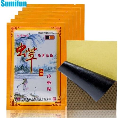 48pcs Cordyceps Extract Pain Relief Patch Arthritis Rheumatism Bone Ache Joint Knee Muscle Pain Relief Body Massage Plaster