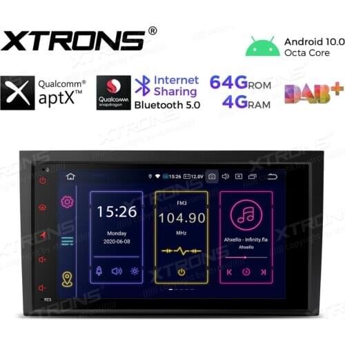 XTRONS 8" Android 10.0 Qualcomm Bluetooth 5.0 Car Radio Player GPS OBD NO DVD for Audi A4 S4 B6 B7 RS4 2002-2008 For SEAT Exeo