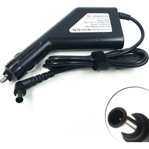 19.5V 4.7A Car Charger 6.0*4.4mm Adapter For Sony Vaio S13 SVS1312H3ES Laptop,Computer Cables & Connectors Parts