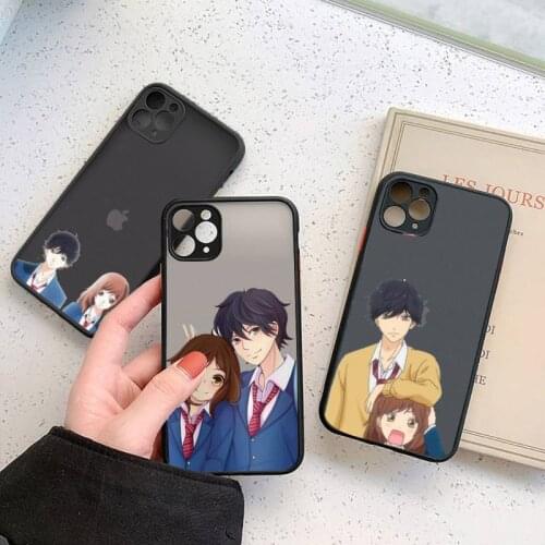 Ao Haru Ride anime couple Phone Case matte transparent For iphone 7 8 11 12 plus mini x xs xr pro max cover
