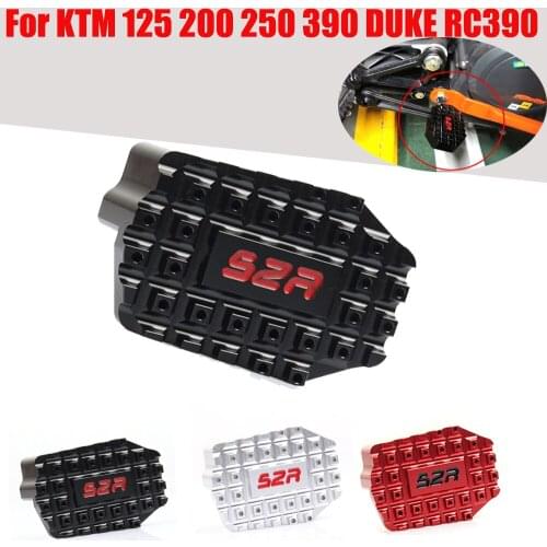 For KTM 125 200 250 390 DUKE RC390 Motorcycle Rear Foot Brake Lever Pedal Enlarge Extension Rear Brake Peg Pad Extender