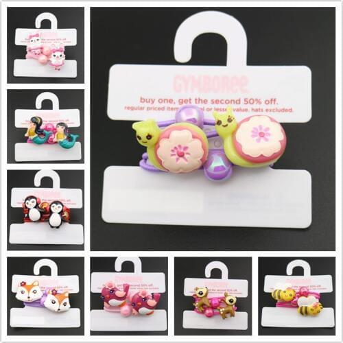 F03 Cute Hair Accessories Accessories Candy Colors Elastic Hair Bow Horse Headband Elastic Headband Kid High Quality Rubber Ties