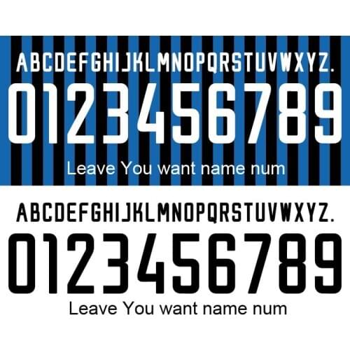 2002 Crespo Nameset Vieri J.Zanetti Printinf Cannavaro Batistuta Recoba Materazzi Custom Any Name Number Soccer Patch