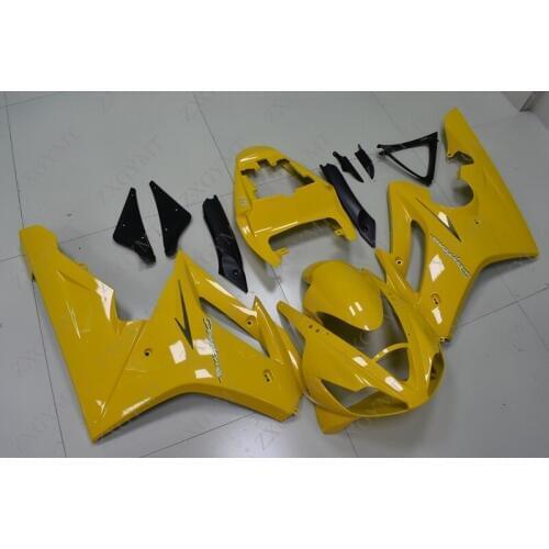 Fairing Kits for Triumph 675 2006 - 2008 Yellow Abs Fairing for Triumph 675 2006 Full Body Kits Daytona 2007