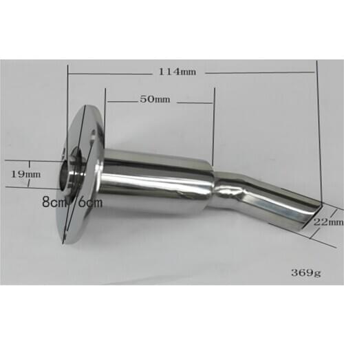 Boat Thru Hull Plumbing Marine Stainless Steel 90 Degree Thru Hull Plumbing Fitting Hardware For 7/8" 22mm ID Hose Pipe