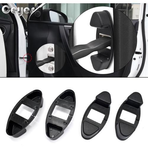 Ceyes Protect Car Styling Door Lock Stopper Limiting Cover Stickers For Toyota Land Auris Cruiser Chr Yaris LC200 Buckle